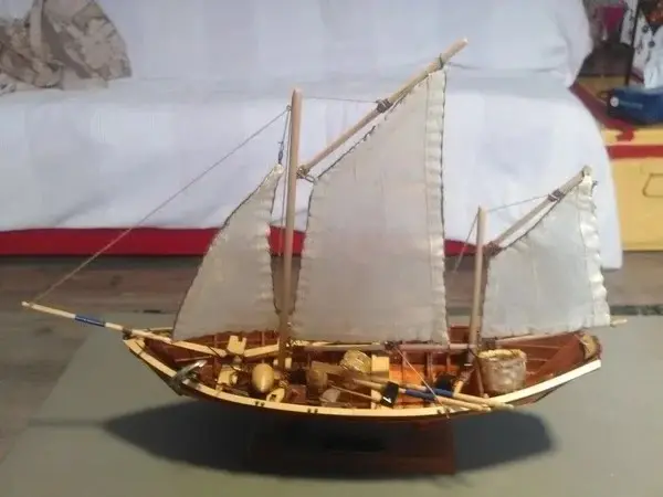 a model of a boat